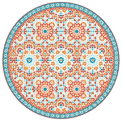 Ensemble de 6 assiettes en porcelaine de Ø19 cm chacune