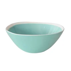 Ensemble de 2 bols à salade en porcelaine de 22,5×19,5 cm AQUA