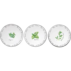 Ensemble de 3 bols en porcelaine Ø 10 cm HERBARIUM