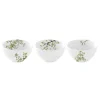 Ensemble de 3 bols en porcelaine de diamètre 9,5 cm chacun NATURA