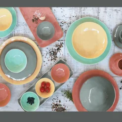 Ensemble de 6 bols en porcelaine de Ø 10 cm INTERIORS YELLOW