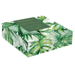 Ensemble de 3 bols en porcelaine en forme de feuille MADAGASCAR