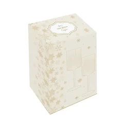 Ensemble de 2 gobelets à vin avec fil d’or FESTIVE