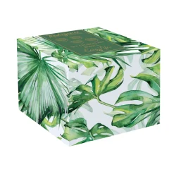 Ensemble de 4 mini bols en porcelaine en forme de feuille LEAVES WHITE