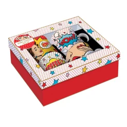Ensemble de 4 mugs 300 ml en fine china POP ART
