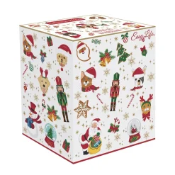 Ensemble de 6 mugs avec couvercle et infuseur CHRISTMAS FRIENDS