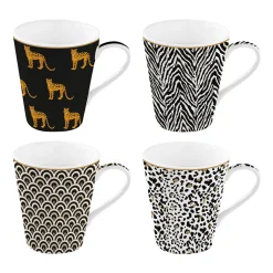 Ensemble de 4 mugs de 300 ml COFFEE Mania SAVANA