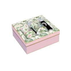 Ensemble de 4 mugs en porcelaine fine china de 300 mlWild TROPICAL