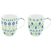 Ensemble de 2 mugs FLOWERS GARDEN