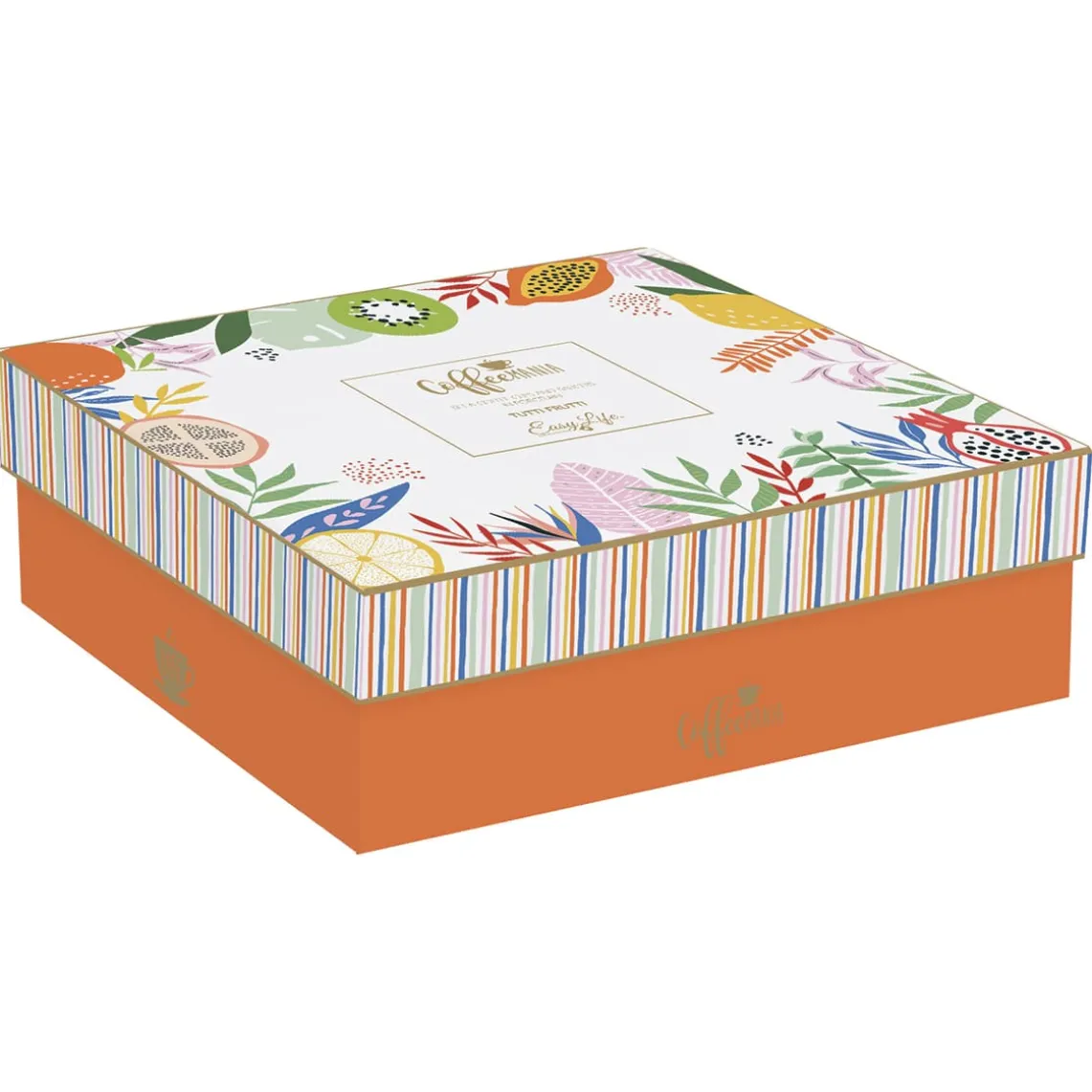 Ensemble de 6 petites tasses à espresso avec soucoupes TUTTI FRUTTI