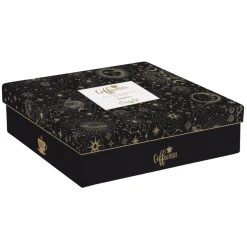 Ensemble de 6 petites tasses à espresso de 100 ml avec soucoupes, dans une boîte cadeau CELESTIAL