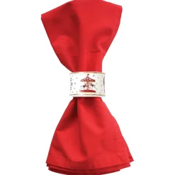 Ensemble de 4 porte-serviettes CHRISTMAS WONDERLAND