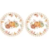 Ensemble de 2 sets de table Ø 34,5 cm HARVEST