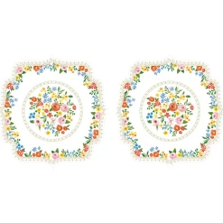 Ensemble de 2 sets de table BOHO FLOWERS