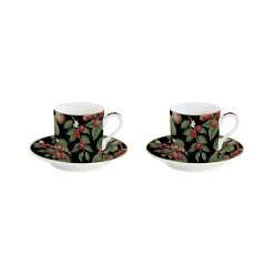 Ensemble de 2 tasses à café avec soucoupe ORCHARD