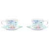 Ensemble de 2 tasses à café avec soucoupe Under The SEA