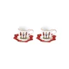 Ensemble de 2 tasses à café avec soucoupes Vintage NUTCRACKER