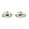 Ensemble de 2 tasses à café avec soucoupe, 100 ml EXOTIQUE
