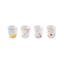 Ensemble de 4 tasses à café COLOUR SPLASH