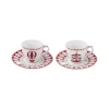 Ensemble de 2 tasses à café avec soucoupes CHRISTMAS WONDERLAND