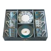 Ensemble de 6 tasses à espresso de 100 ml avec soucoupes COFFEE Mania JUNGLE