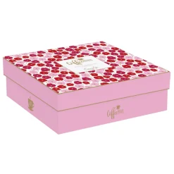 Ensemble de 6 tasses à espresso avec soucoupes , 110 ml FLOWER POWER PINK