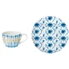 Ensemble de 6 tasses à thé avec soucoupes SHIBORI 1