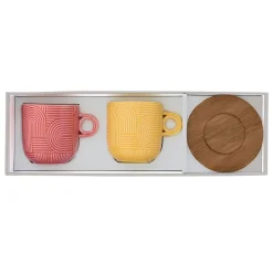 Ensemble de 2 tasses à thé avec soucoupe TAKE A LOOP ASS.2