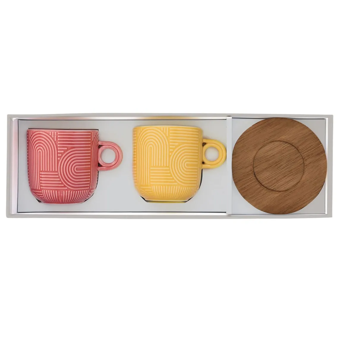 Ensemble de 2 tasses à thé avec soucoupe TAKE A LOOP ASS.2