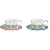 Ensemble de 2 tasses avec soucoupes SPRING PARADE