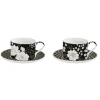 Ensemble de 2 tasses avec soucoupes ART DECO & FLOWERS