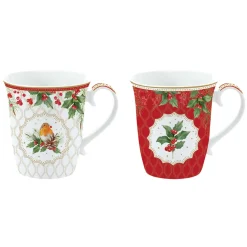 Ensemble de 2 tasses CHRISTMAS BERRIES