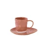Ensemble de 6 tasses de 250 ml avec soucoupes en porcelaine INTERIORS BRICK