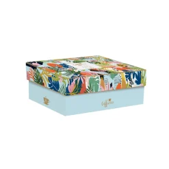 Ensemble de 2 tasses de 240 ml avec soucoupes TROPICAL VIBES