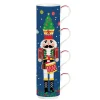 Ensemble de 4 tasses empilables CHRISTMAS Tambourine
