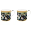 Ensemble de 2 tasses en porcelaine de 300 ml dans une boîte cadeauDANCE AT LE MOULIN DE LA GALETTE