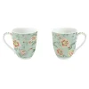 Ensemble de 2 tasses en porcelaine de 300 ml ZEN GARDEN GREEN