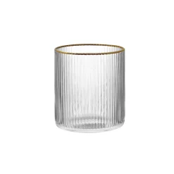 Ensemble de 2 verres avec fil d’or FESTIVE