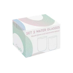 Ensemble de 2 verres RAINBOW