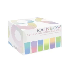Ensemble de 6 verres RAINBOW