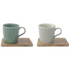 Ensemble de deux mug en porcellaine TAKE A BREAK ASS4