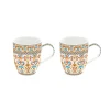 Ensemble de deux tasses MEDITERRANEO ORANGE