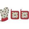 Ensemble textile de cuisine – 1 gant et 2 maniques CHRISTMAS BERRIES