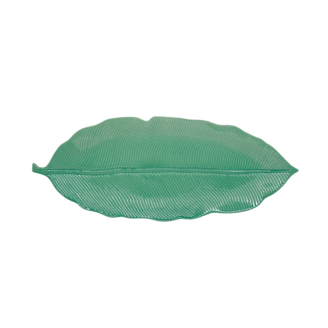Feuille en porcelaine 39×16 cm LEAVES LIGHT GREEN