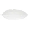 Feuille en porcelaine 47×19 cm LEAVES WHITE