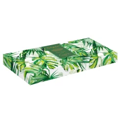 Feuille en porcelaine 39×16 cm LEAVES WHITE