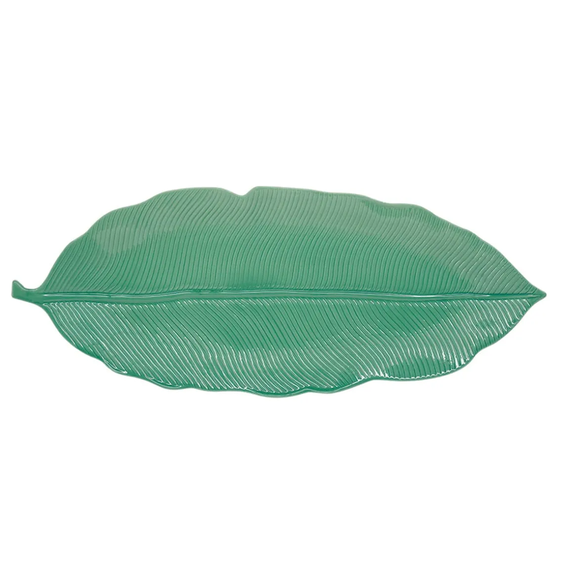 Feuille en porcelaine 47×19 cm LEAVES LIGHT GREEN