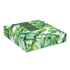 Feuille en porcelaine en forme de ginko, 35×29 cm LEAVES LIGHT GREEN