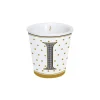 Gobelet à café en porcelaine 100 ml dans une boîte A LETTER FOR YOU «I»