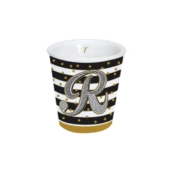 Gobelet à café en porcelaine 100 ml dans une boîte A LETTER FOR YOU «R»